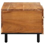 Table basse 80x50x40 cm bois massif d'acacia – Image 4