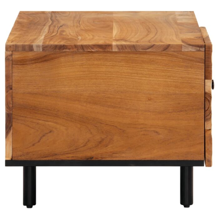 Table basse 80x50x40 cm bois massif d'acacia – Image 4