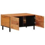 Table basse 80x50x40 cm bois massif d'acacia – Image 2