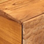 Table basse 80x50x40 cm bois massif d'acacia – Image 6