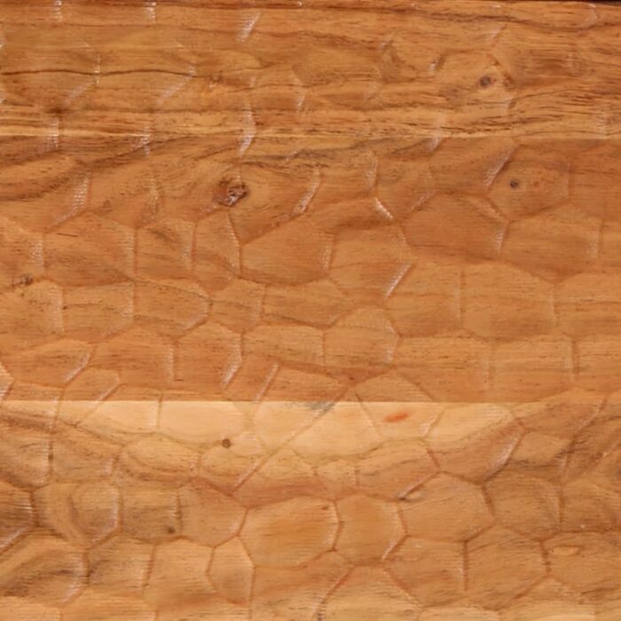 Tables de chevet 2 pcs 40x33x46 cm Bois d'acacia massif – Image 9