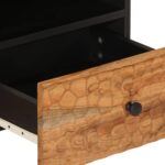 Table basse 80x54x40 cm bois massif d'acacia – Image 7