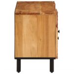 Meuble TV 105x33x46 cm Bois d'acacia massif – Image 4