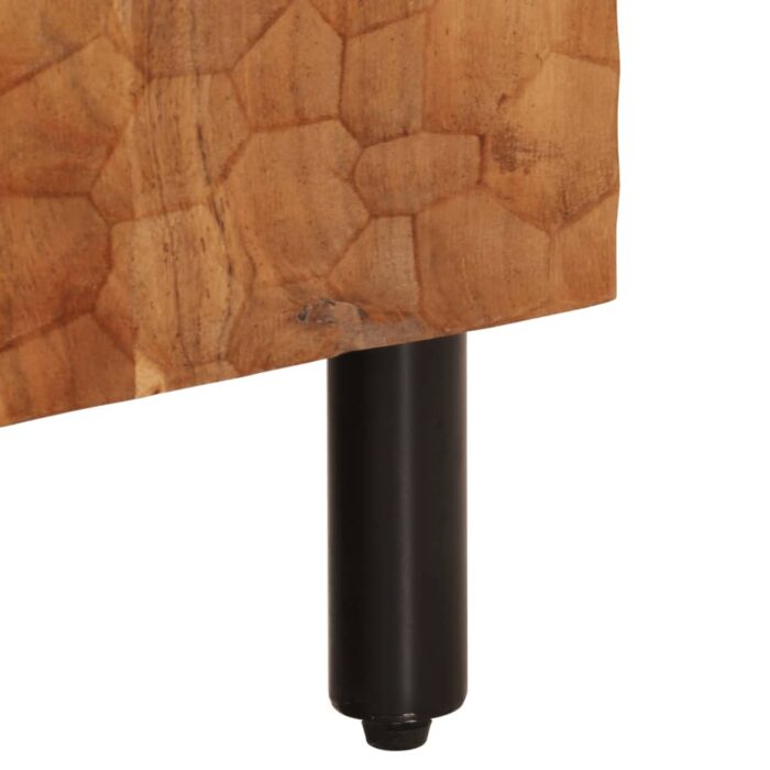 Meuble TV 105x33x46 cm Bois d'acacia massif – Image 8