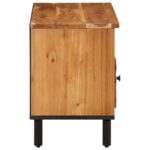 Meuble TV 100x33x46 cm bois d'acacia solide – Image 4