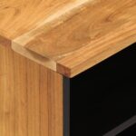 Meuble TV 100x33x46 cm bois d'acacia solide – Image 6