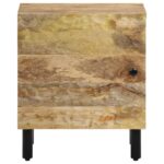Table de chevet 40x33x46 cm Bois de manguier solide – Image 2