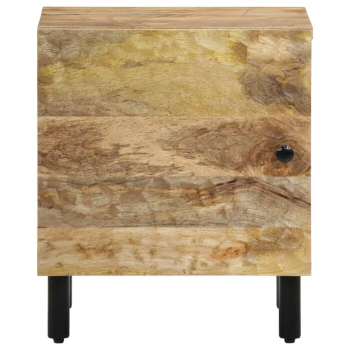 Table de chevet 40x33x46 cm Bois de manguier solide – Image 2