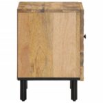 Table de chevet 40x33x46 cm Bois de manguier solide – Image 3