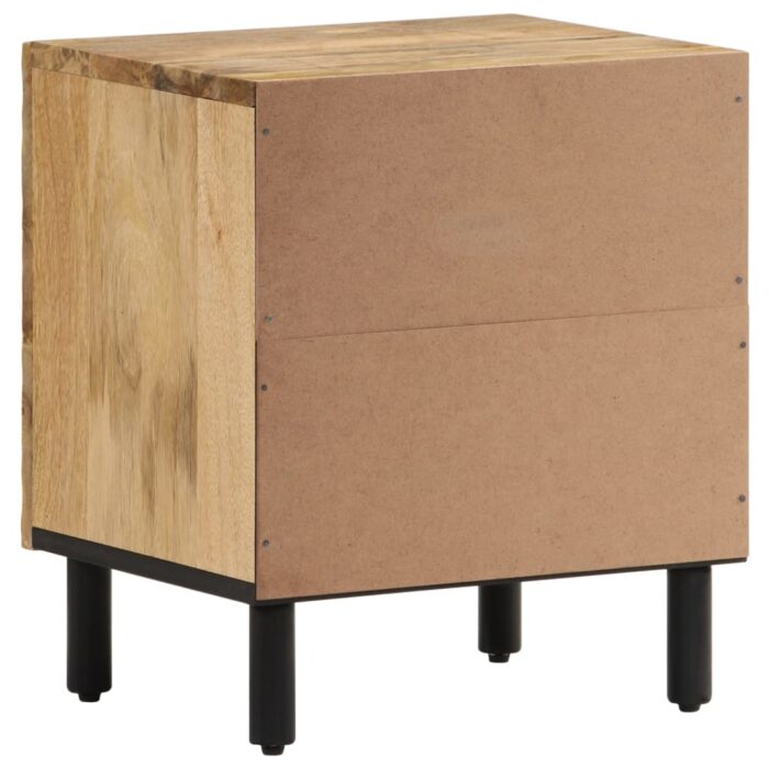 Table de chevet 40x33x46 cm Bois de manguier solide – Image 4
