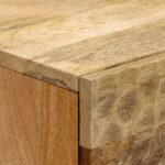 Table de chevet 40x33x46 cm Bois de manguier solide – Image 7