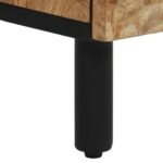 Tables de chevet 2 pcs 40x33x46 cm Bois de manguier solide – Image 9