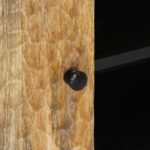 Meuble TV 105x33x46 cm Bois massif de manguier – Image 6