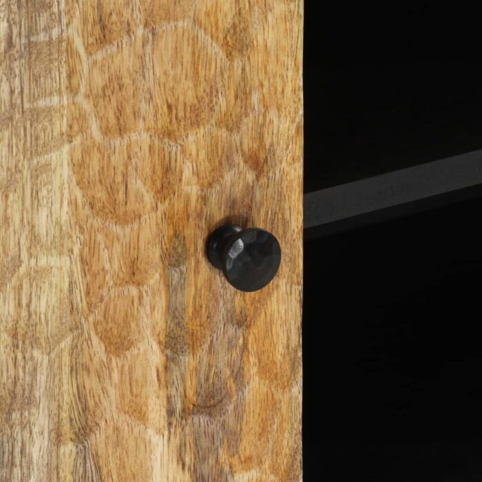 Meuble TV 105x33x46 cm Bois massif de manguier – Image 6