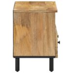 Meuble TV 70x33x46 cm Bois massif de manguier – Image 3