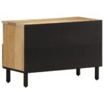 Meuble TV 70x33x46 cm Bois massif de manguier – Image 4