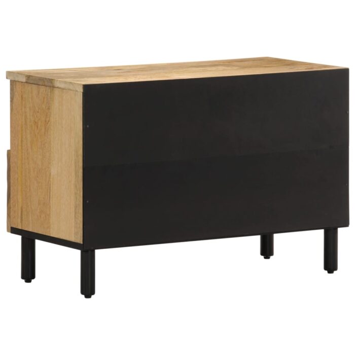 Meuble TV 70x33x46 cm Bois massif de manguier – Image 4
