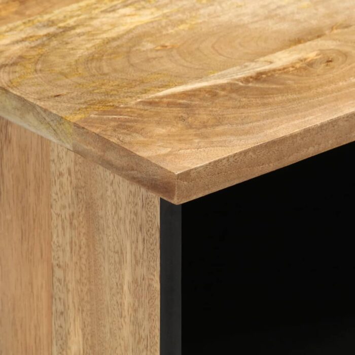 Meuble TV 70x33x46 cm Bois massif de manguier – Image 5