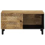 Table basse 80x50x40 cm bois de manguier massif – Image 2