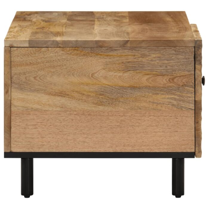 Table basse 80x50x40 cm bois de manguier massif – Image 3