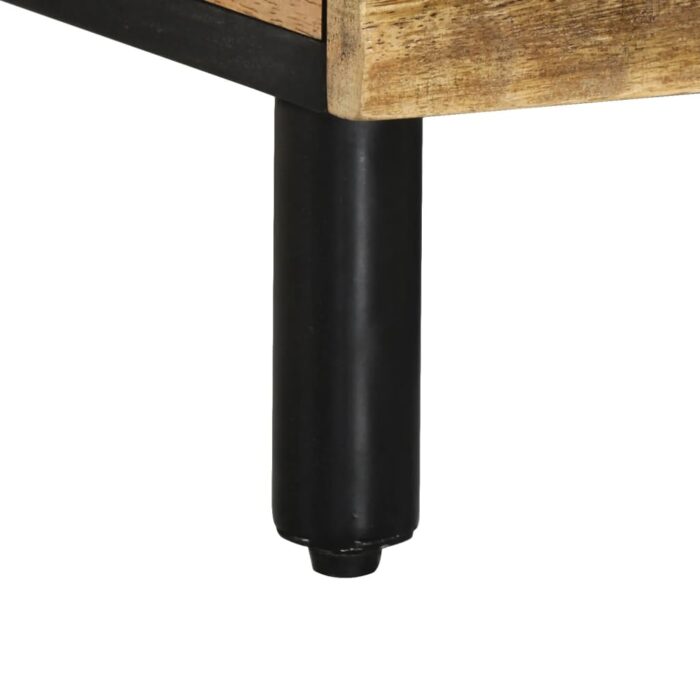 Table basse 80x50x40 cm bois de manguier massif – Image 8