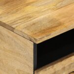 Table basse 80x54x40 cm bois de manguier massif – Image 6