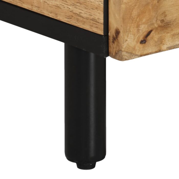 Table basse 80x54x40 cm bois de manguier massif – Image 8