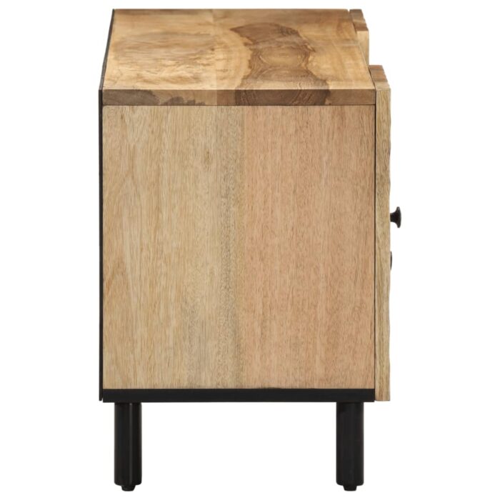 Meuble TV 105x33x46 cm Bois massif de manguier – Image 3