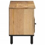 Meuble TV 100x33x46 cm bois massif de manguier – Image 3