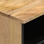 Meuble TV 80x33x46 cm bois massif de manguier – Image 6