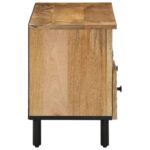 Meuble TV 100x33x46 cm bois massif de manguier – Image 3