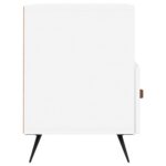 Meuble TV Blanc 80x36x50 cm Bois d'ingénierie – Image 5