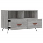 Meuble TV Sonoma gris 80x36x50 cm Bois d'ingénierie – Image 4