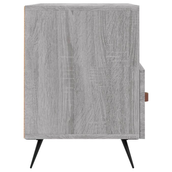 Meuble TV Sonoma gris 80x36x50 cm Bois d'ingénierie – Image 5