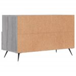 Meuble TV Sonoma gris 80x36x50 cm Bois d'ingénierie – Image 6