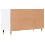Meuble TV Blanc 80x36x50 cm Bois d'ingénierie – Image 6