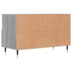 Meuble TV Sonoma gris 80x36x50 cm Bois d'ingénierie – Image 6