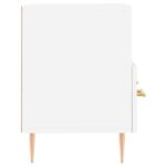 Meuble TV Blanc 80x36x50 cm Bois d'ingénierie – Image 5