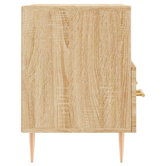 Meuble TV Chêne sonoma 80x36x50 cm Bois d'ingénierie – Image 5
