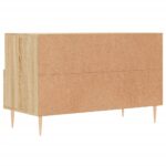 Meuble TV Chêne sonoma 80x36x50 cm Bois d'ingénierie – Image 6