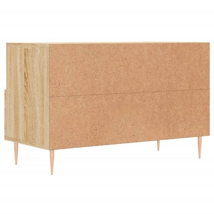 Meuble TV Chêne sonoma 80x36x50 cm Bois d'ingénierie – Image 6