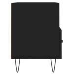 Meuble TV Noir 80x36x50 cm Bois d'ingénierie – Image 5