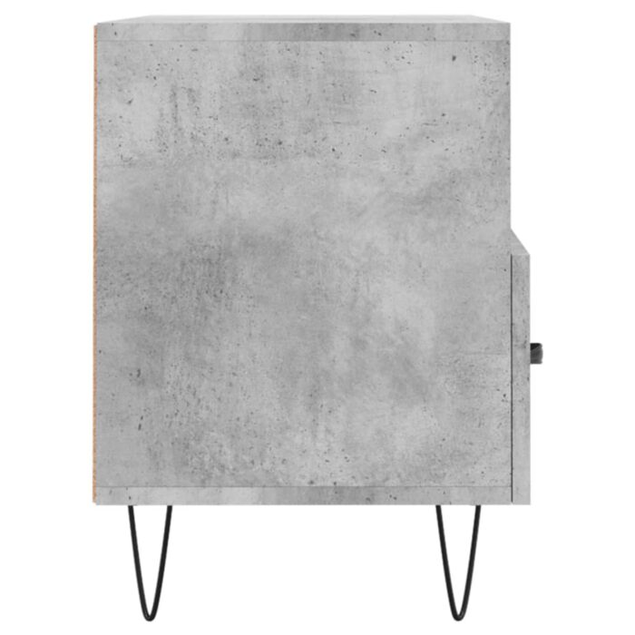 Meuble TV Gris béton 80x36x50 cm Bois d'ingénierie – Image 5