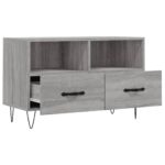 Meuble TV Sonoma gris 80x36x50 cm Bois d'ingénierie – Image 4