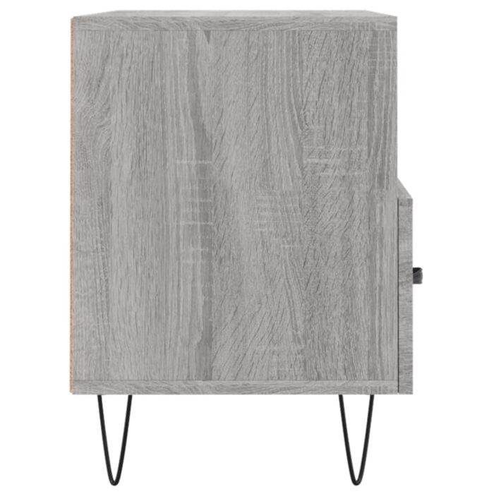 Meuble TV Sonoma gris 80x36x50 cm Bois d'ingénierie – Image 5