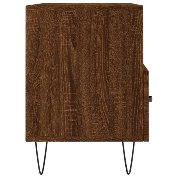 Meuble TV Chêne marron 80x36x50 cm Bois d'ingénierie – Image 5