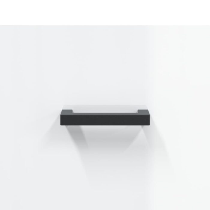 Meuble TV Blanc brillant 80x36x50 cm Bois d'ingénierie – Image 7