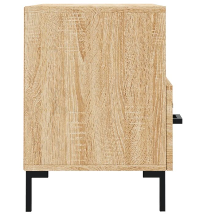 Meuble TV Chêne sonoma 80x36x50 cm Bois d'ingénierie – Image 5