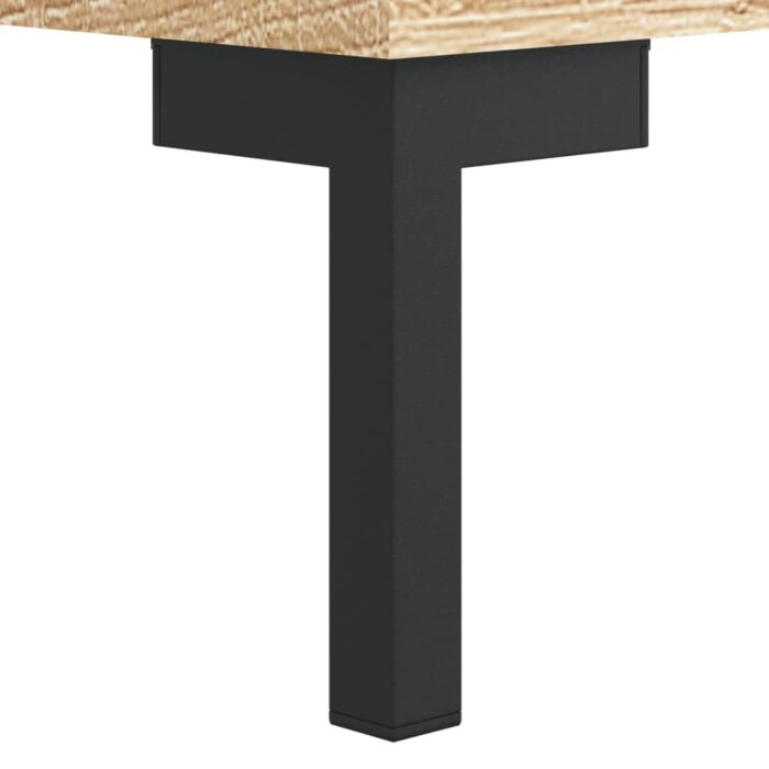 Meuble TV Chêne sonoma 80x36x50 cm Bois d'ingénierie – Image 8