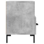 Meuble TV Gris béton 80x36x50 cm Bois d'ingénierie – Image 5